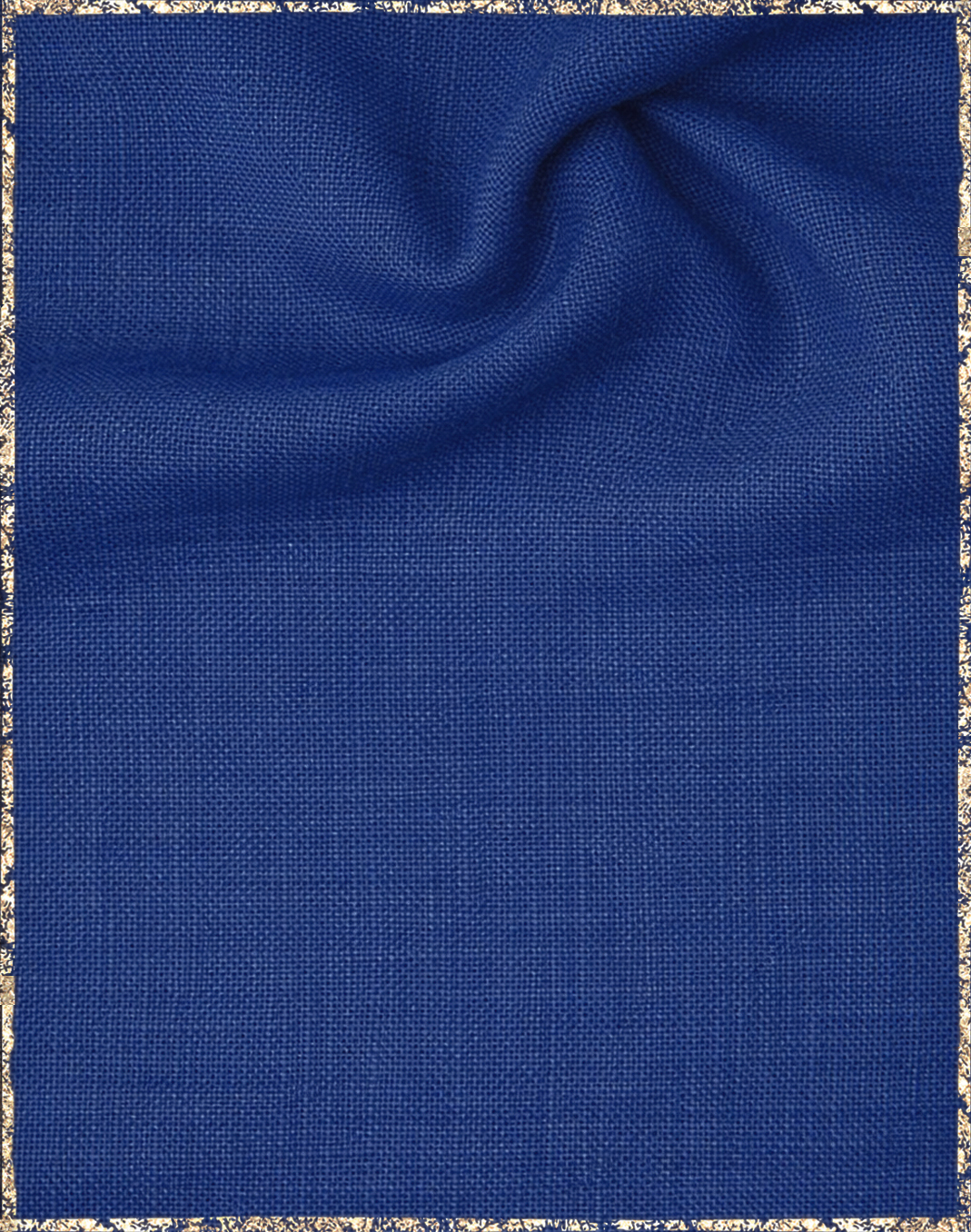 Leinen royalblau